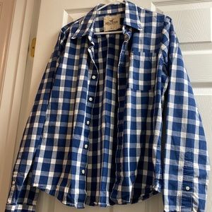 Hollister XL long sleeve button up
